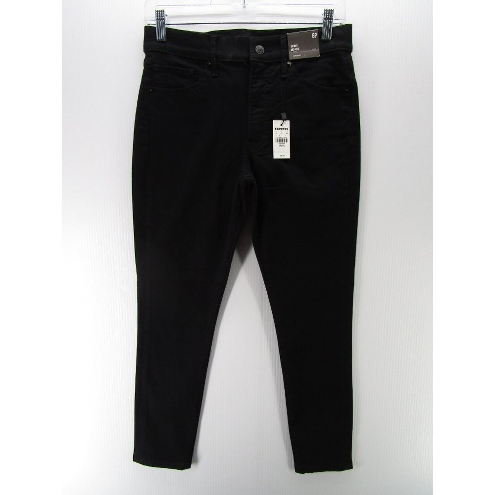 Express Jeans Petites 6P Skinny Mid Rise Denim Stretch Preppy NEW